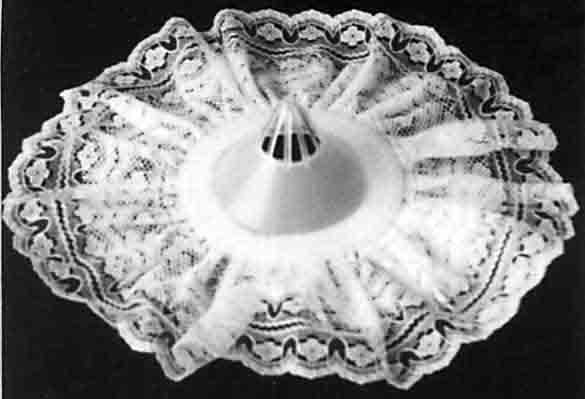 1910 - 10.5" Lace Frills - 1.25 ea, 1.05/12