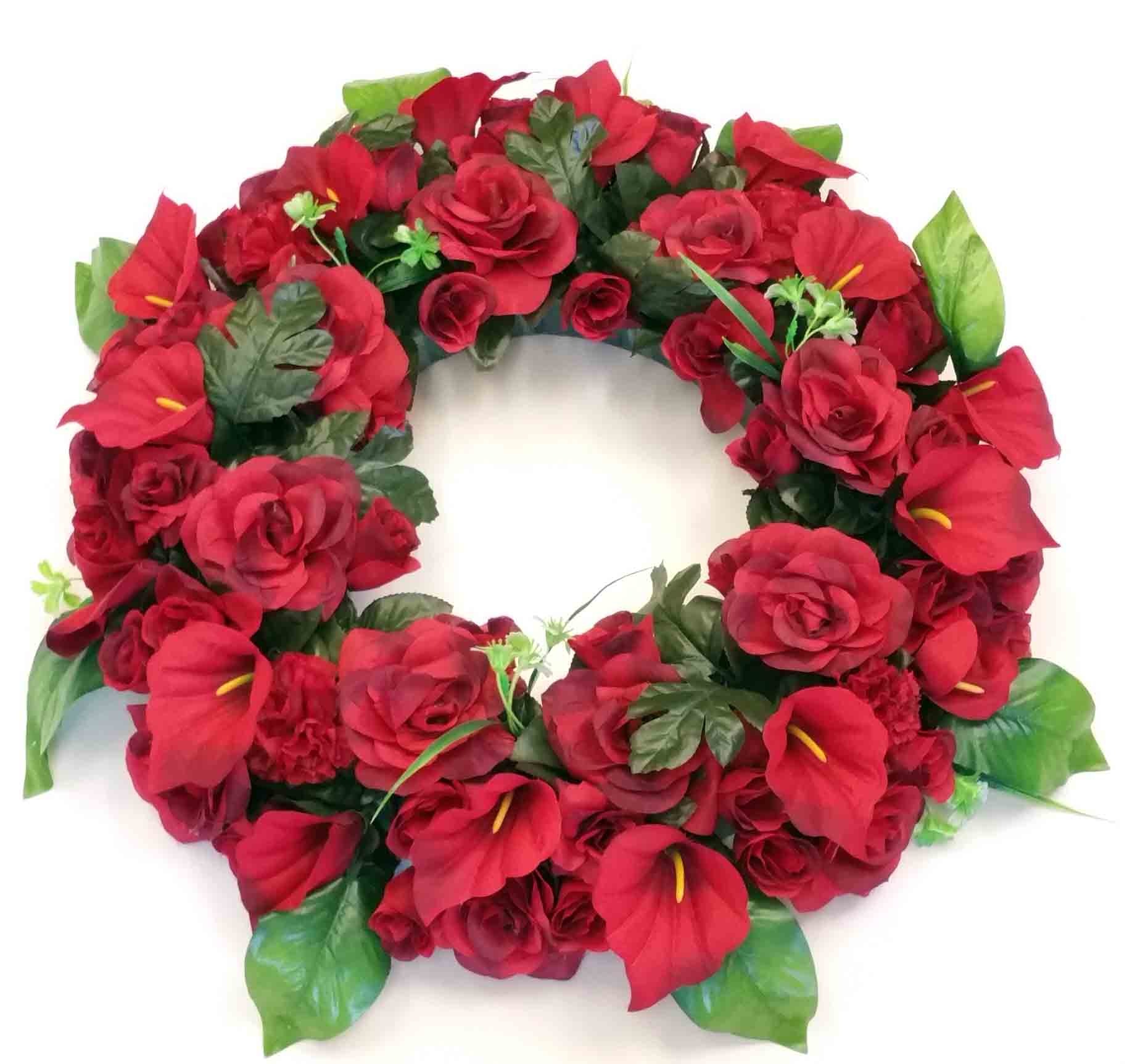 1930 - 24" Red Wreath - 65.95 ea