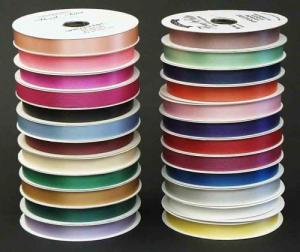 2707 - 5/8" x 100 yds Floral Satin - 2.95 bolt