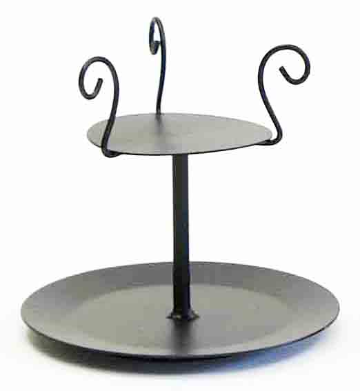 4021 - 4" Metal Pillar Candle Holder - 6.40 ea, 5.95/12