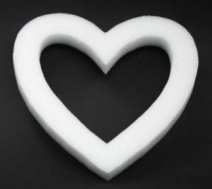 613 - 15 " Open Styrofoam Heart - 10.50 ea, 10.20/12