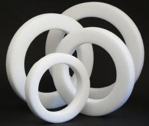 643 - 12" Styrofoam Wreath - 6.35 ea, 6.10/12