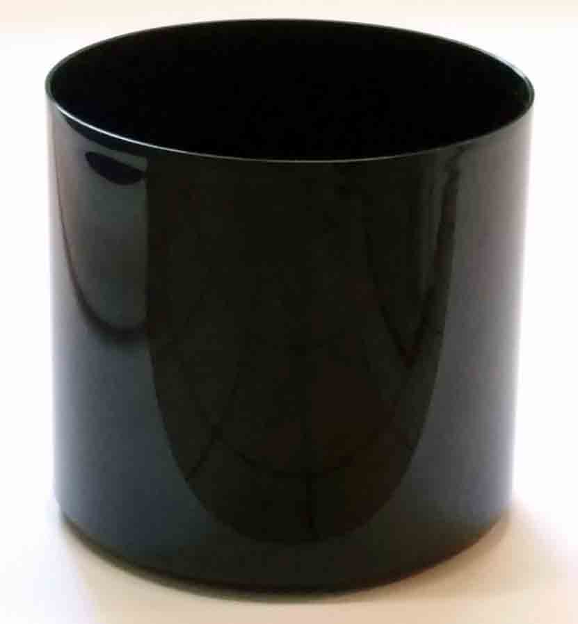 3120 - 10.5" Black Straight Side Plastic Pot - 8.65 ea, 8.40/8