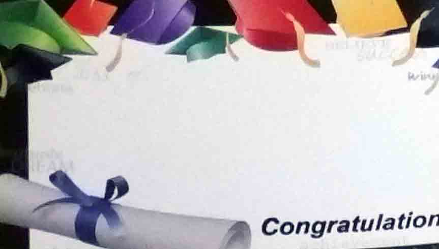 SP0055 - Congratulations - 2.45 pkg, 2.25/10