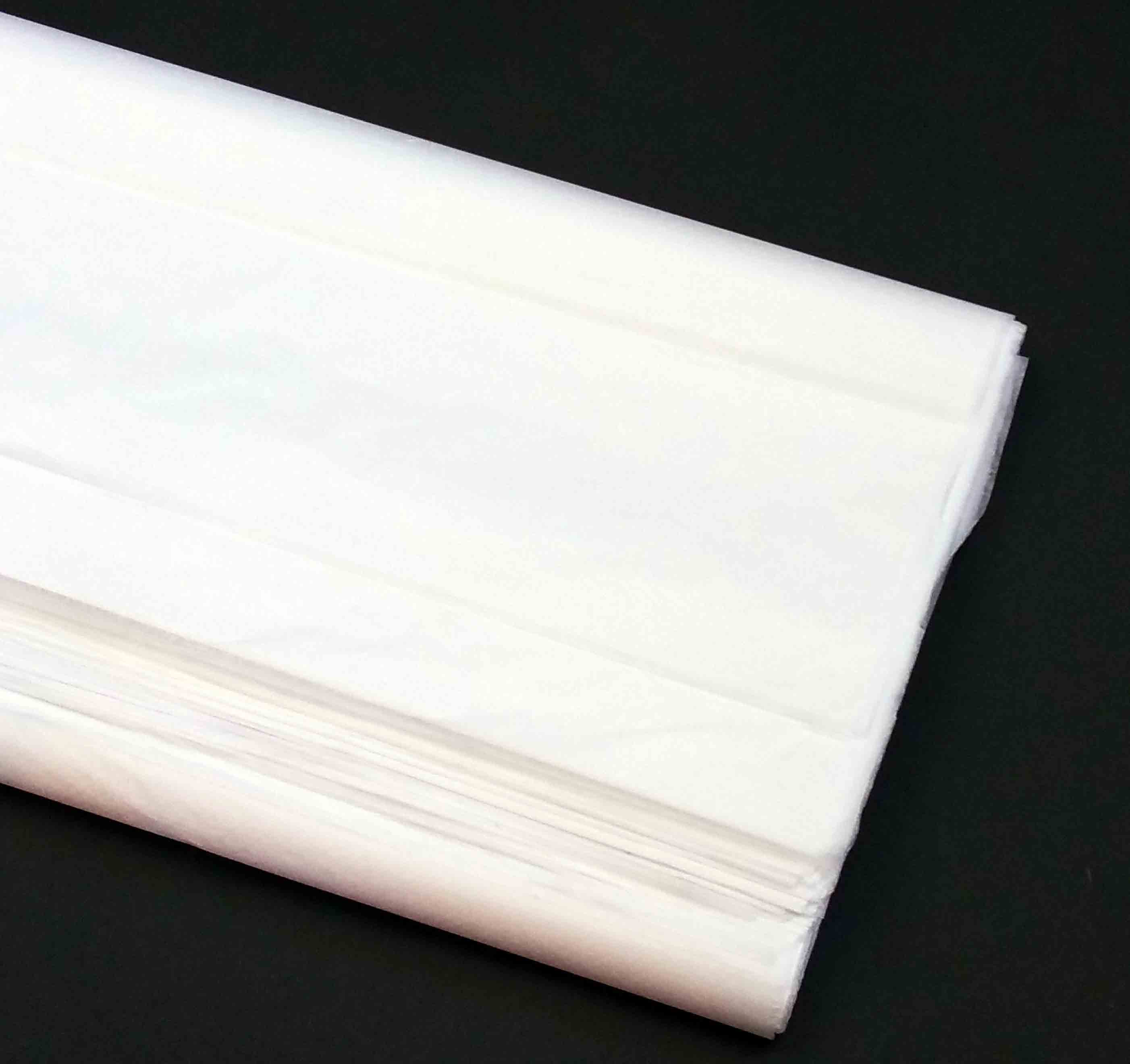 838 - 24 x 36" White Waxed Tissue - 65.75 Ream, 63.95/5