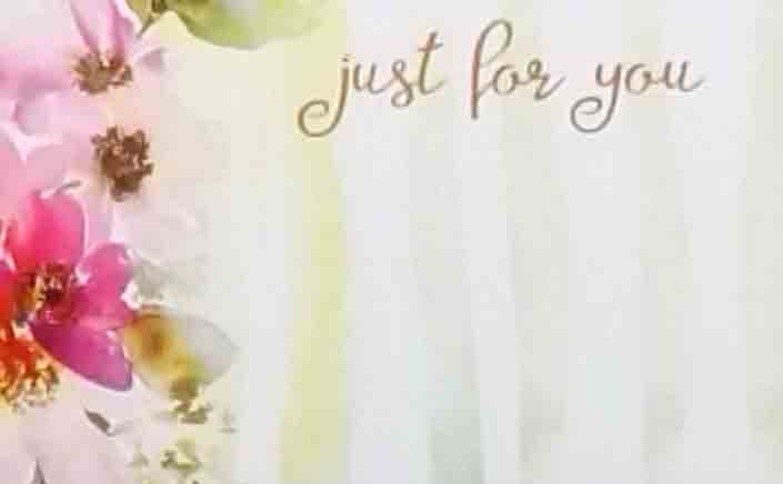 AC4995 - Just For You - 2.45 pkg, 2.25/10