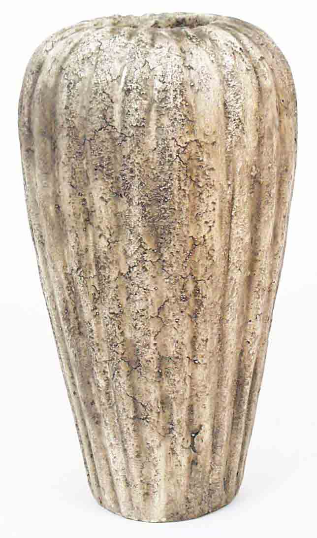 FG177 - 17.75" Ribbed Vase - 67.95 ea