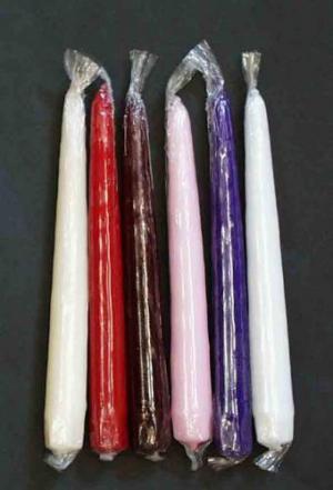 TC8 - 8" Tapered Candles - 1.35 ea, 1.15/12