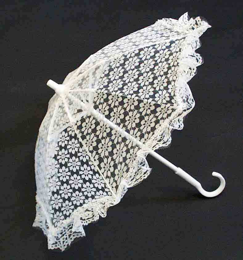 WA414 - 12" Lace Umbrella  - 9.25 ea