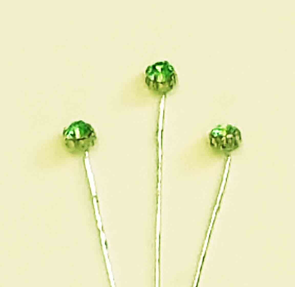 WA8 - 8 mm Rhinestone Pick - 5.95 card, 5.40/12