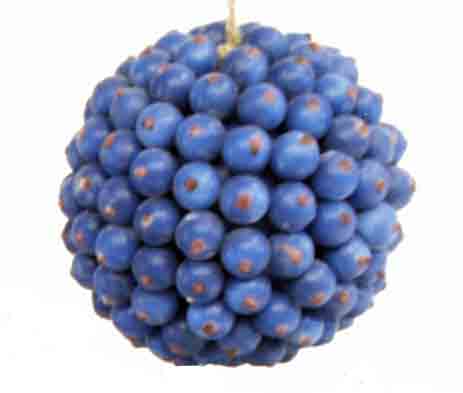 X451 - 5" Hanging Blueberry Ball - 7.65 ea, 6.95/12