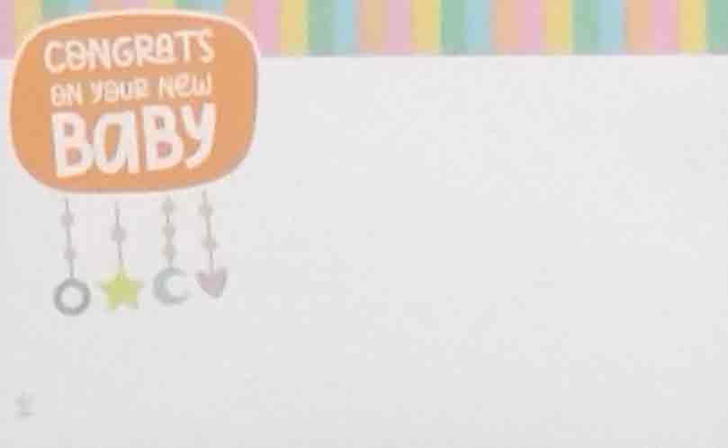 AC5101 - Congrats On Your New Baby - 2.45 pkg, 2.25/10