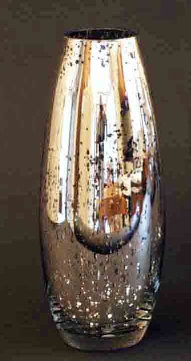 GC162 - 12" Silver Vase - 8.35 ea, 7.95/6
