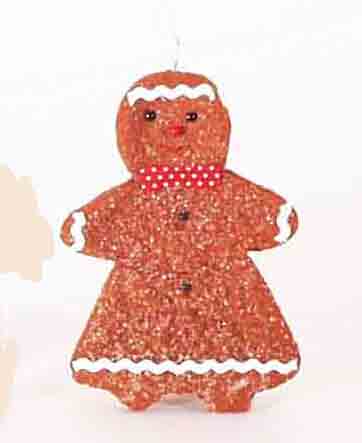 X392 - 5" Gingerbread Hangers - 1.15 ea, .95/48