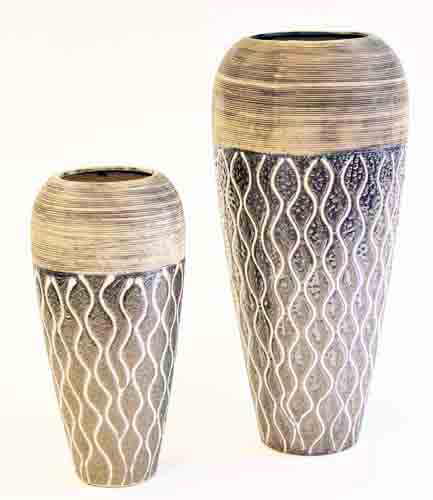 DC23 - 12" Deco Ceramic Vase - 22.80 ea