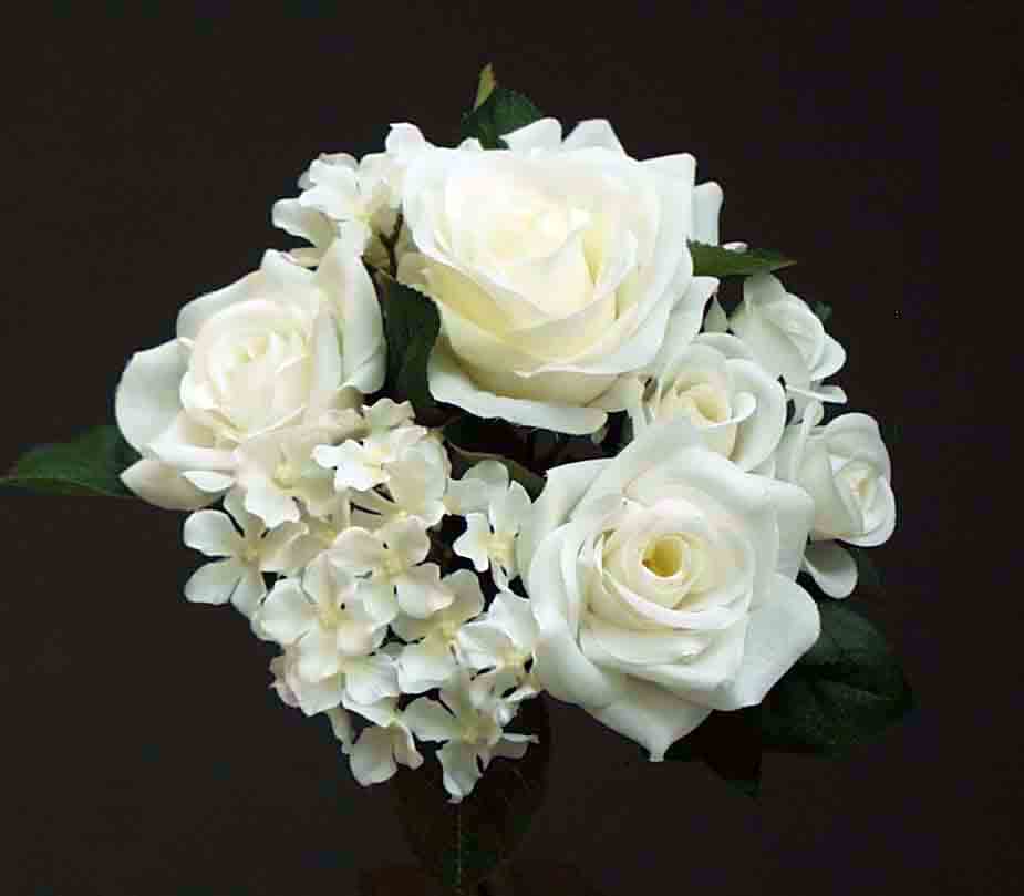 RH7 - 10" Rose/Hydrangea Bush - 8.65 ea, 7.95/12