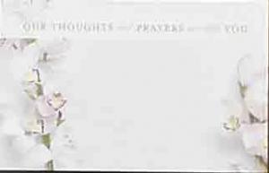 AC3033 - Our Thoughts And Prayers Are With You - 1.95 pkg, 1.70/10