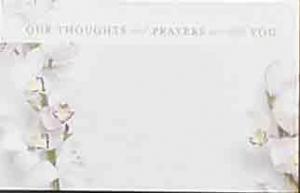 AC3033 - Our Thoughts And Prayers Are With You - 2.45 pkg, 2.25/10
