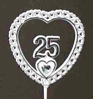 2358 - 3" 25th Anniversary Pick - .39 ea, .27/24