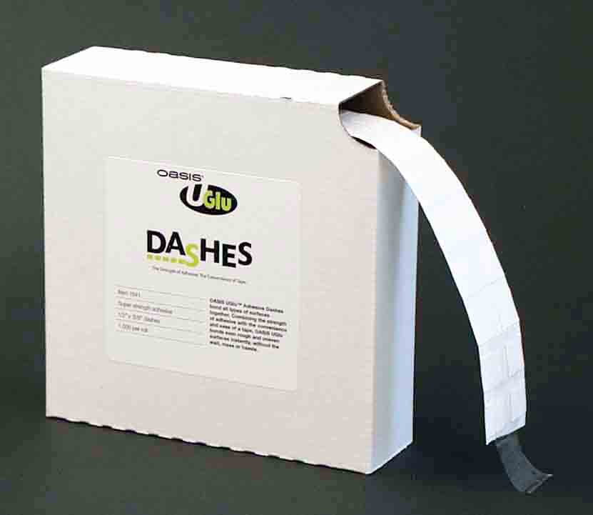 Oasis UGlu Adhesive Dashes - 50 Dashes - LO Florist Supplies