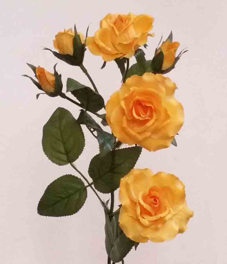 R5 - 24" Yellow Rose Spray - 3.60 ea, 3.30/12