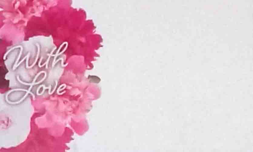 AC5165 - With Love - 2.45 pkg, 2.25/10