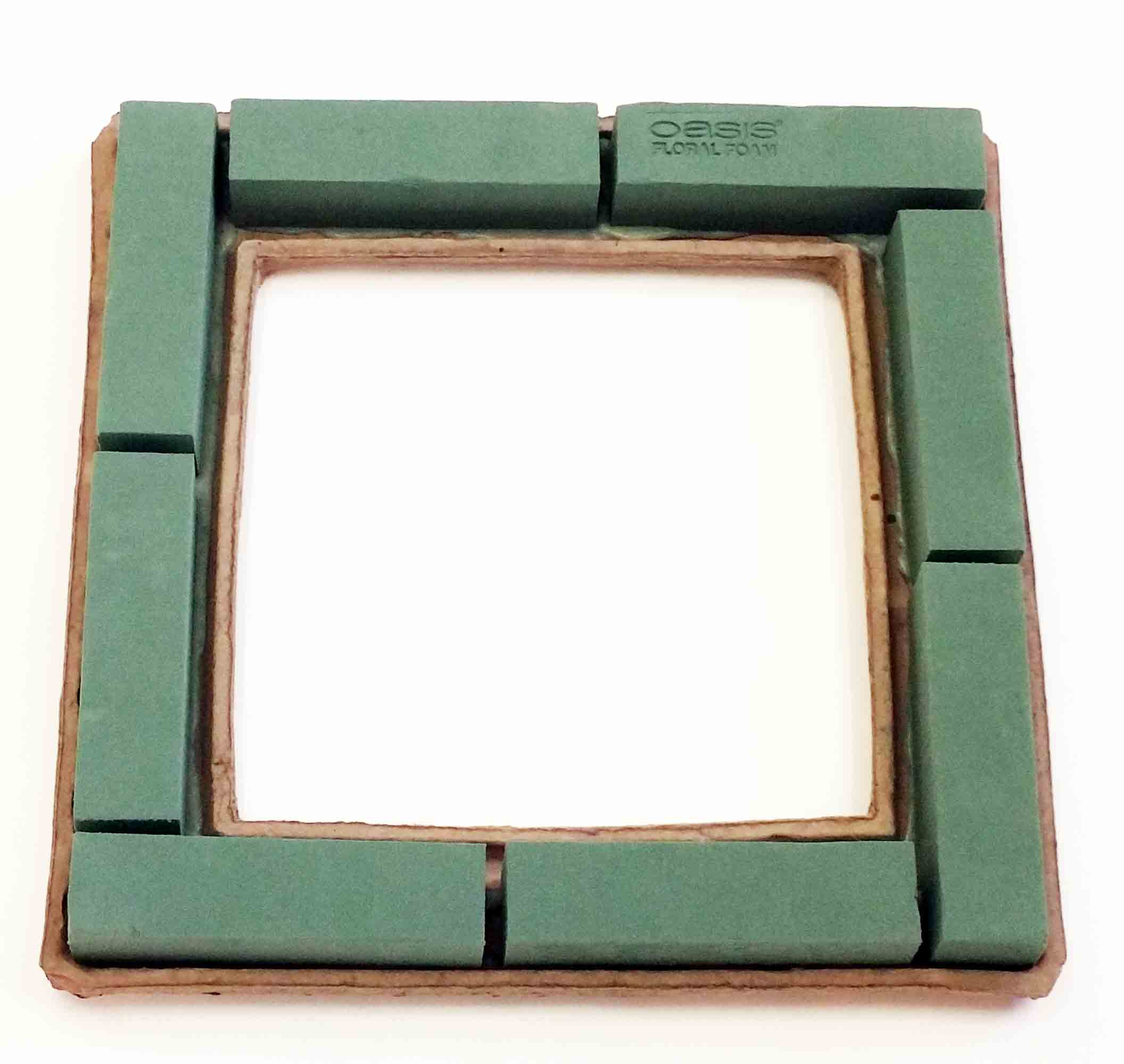 18S - 18" Foam Square Wreath - 39.25 ea