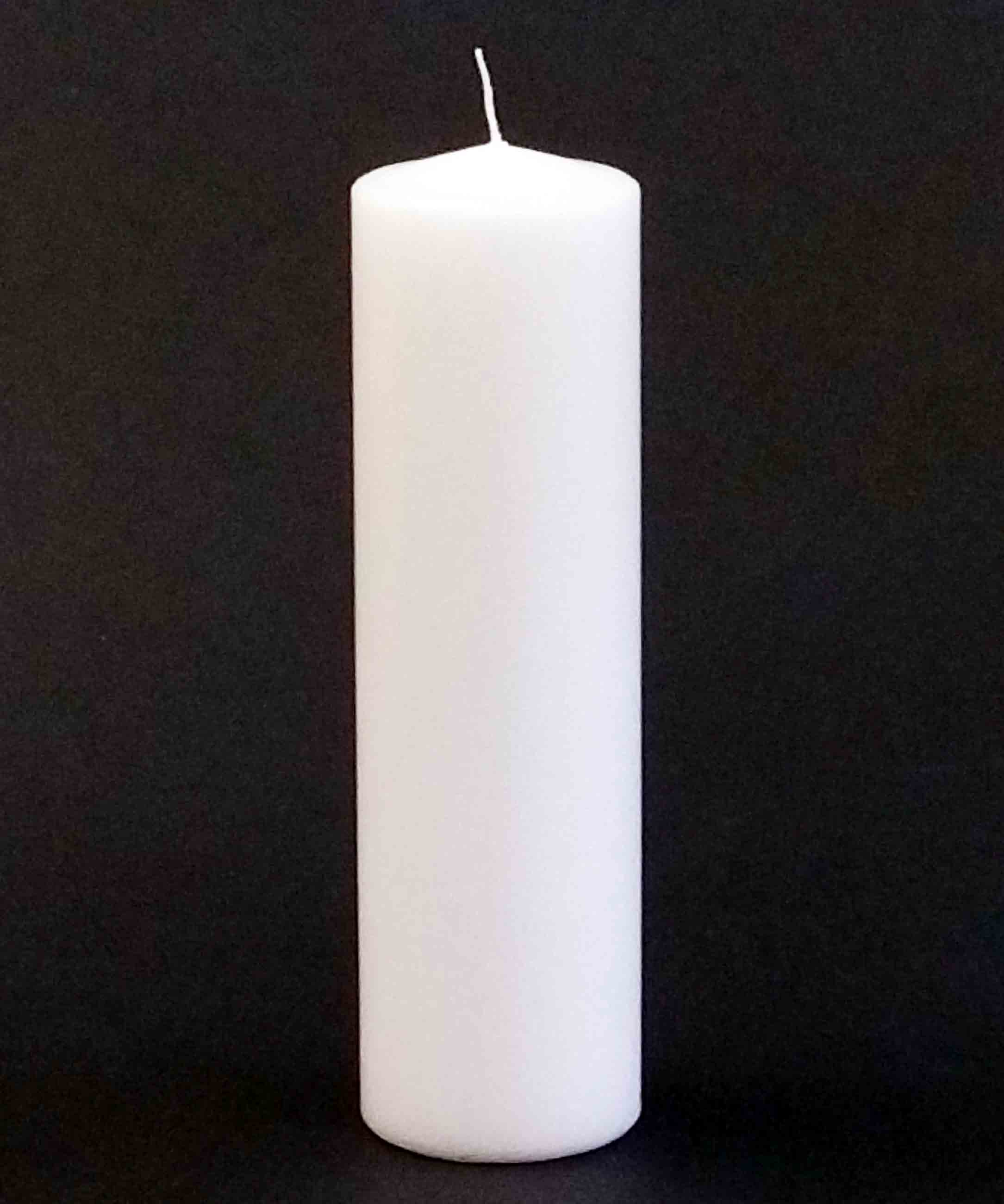 PCU10 - 10" Pillar Candle - 9.75 ea, 8.95/12