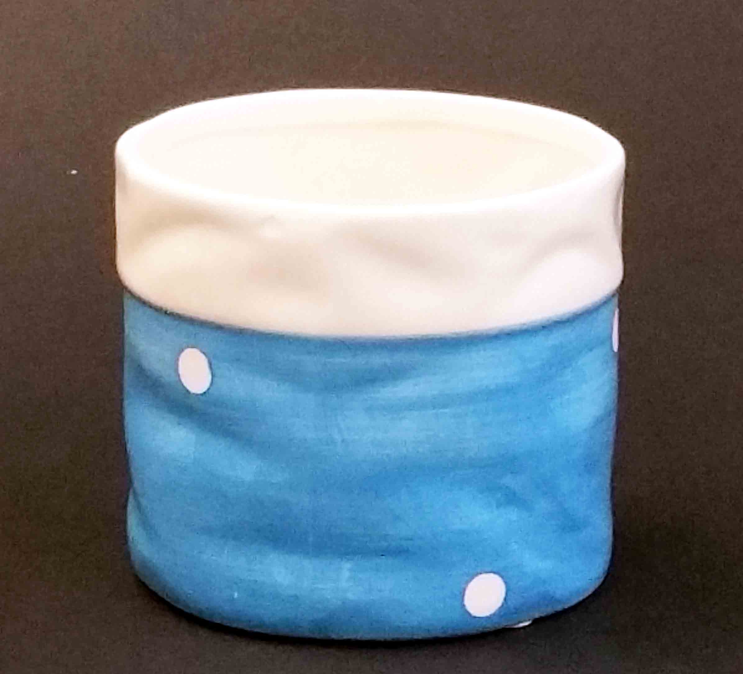 244 - 4" Polka Dot Baby Pot - 4.75 ea, 4.50/12