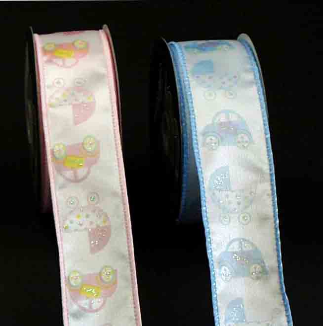 5555 - 1.5" x 10 yds Wired Baby Ribbon - 3.25 bolt