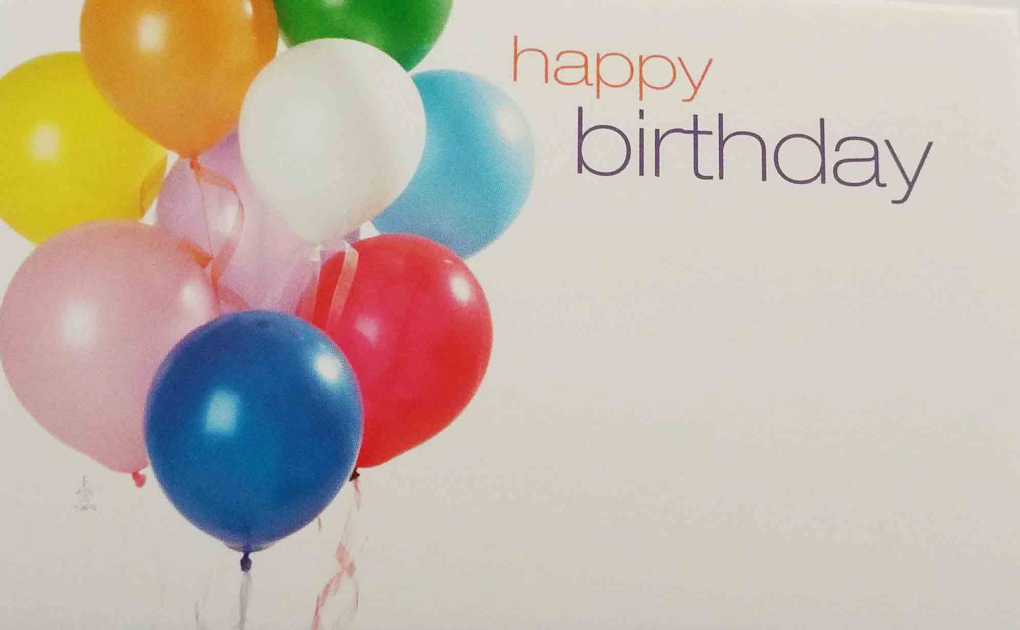 AC3255 - Happy Birthday - 2.45 pkg, 2.25/10