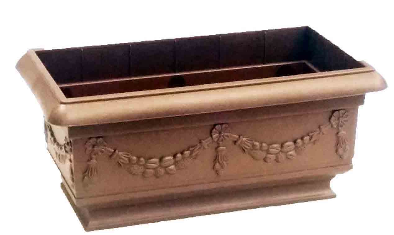 2103 - Rectangular Pedestal Container - 6.05 ea, 5.75/18