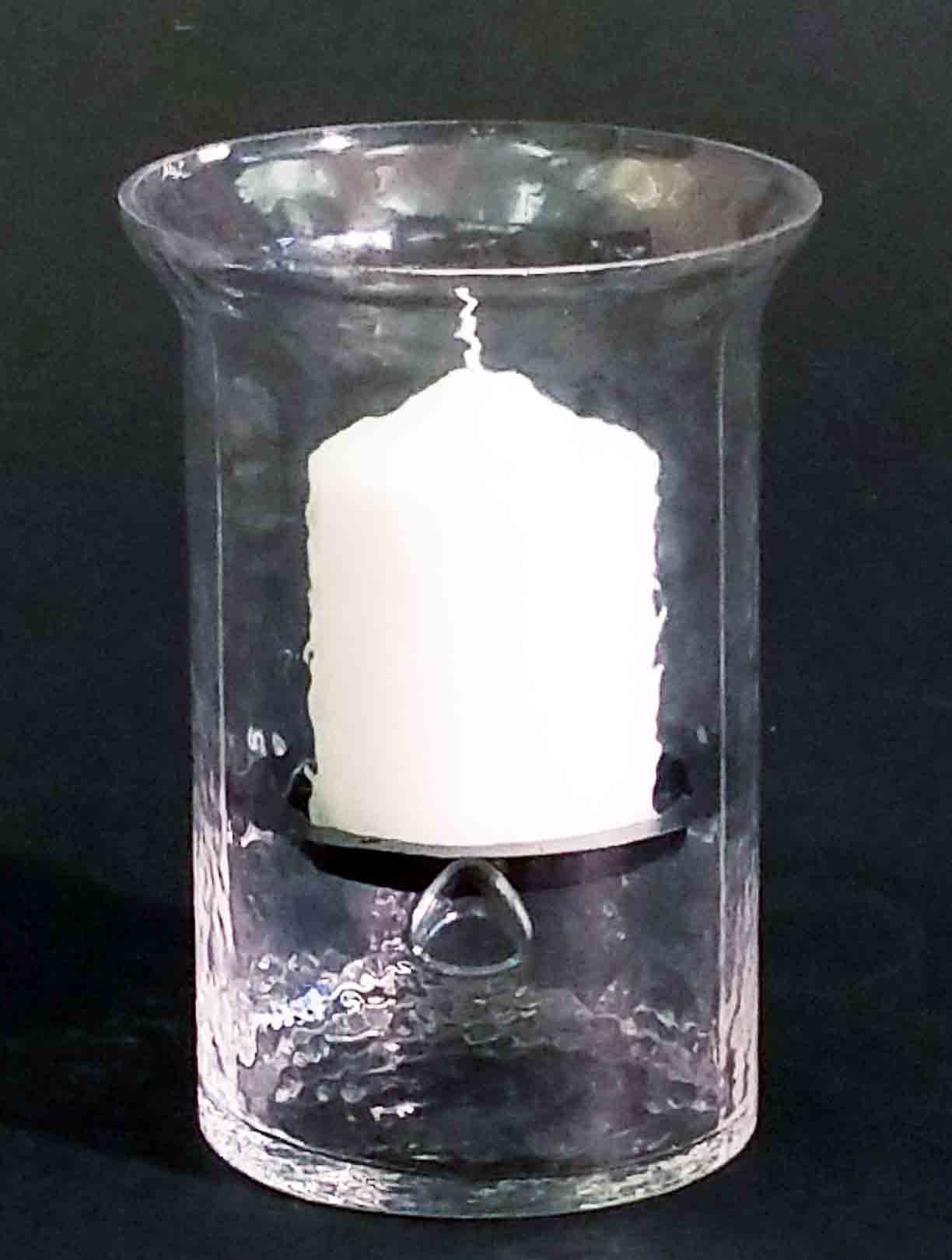 GL702 - 8" Cylinder w Candle Holder - 6.95 ea, 6.55/12