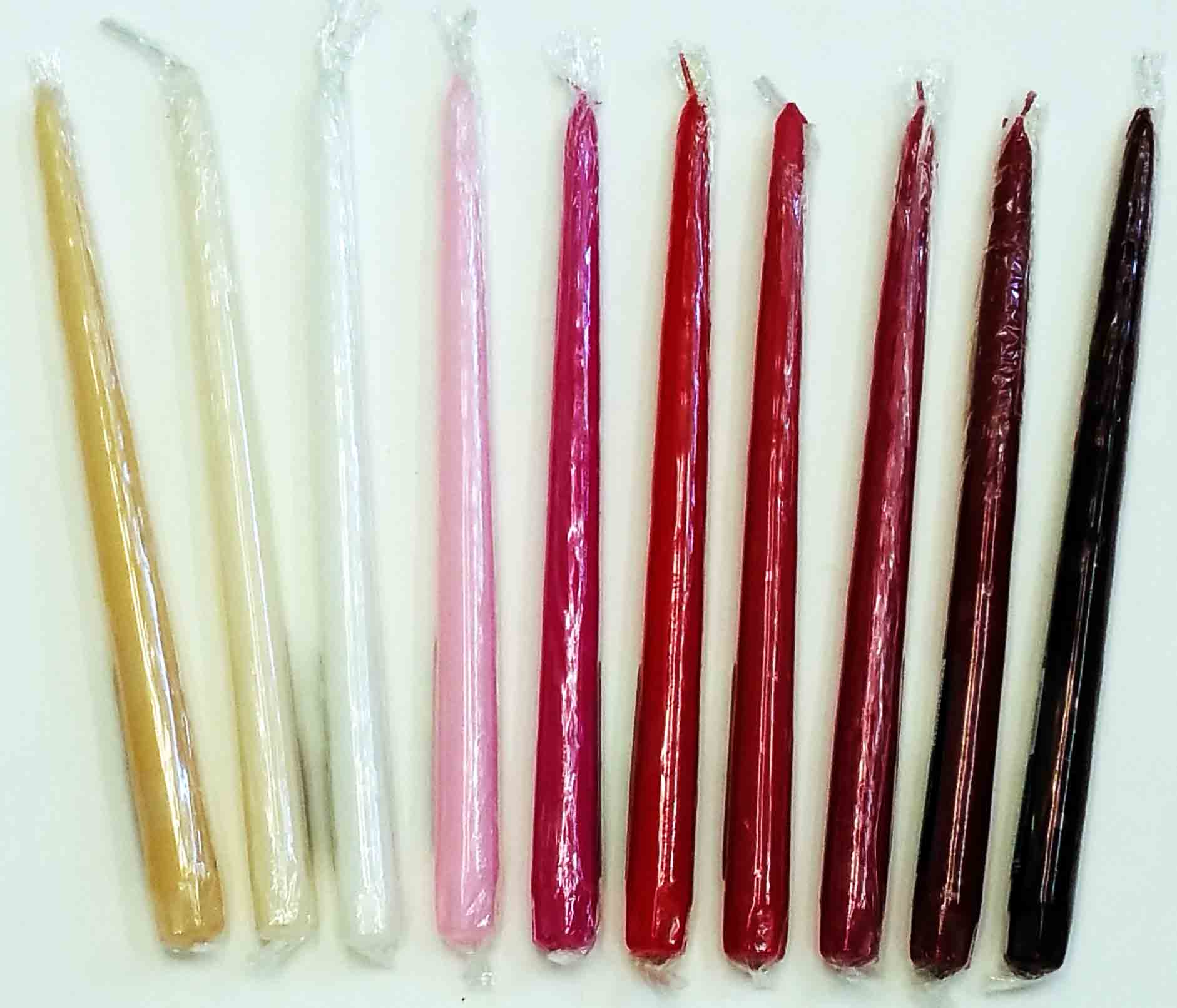 TC12 - 12" Tapered Candles - 1.55 ea, 1.25/12