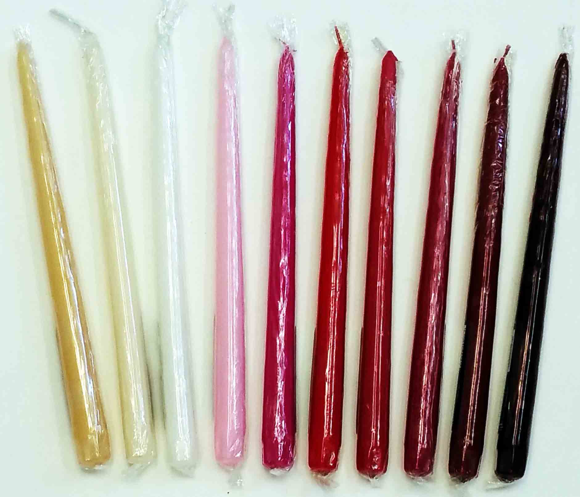 TC12 - 12" Tapered Candles - 1.70 ea, 1.45/12