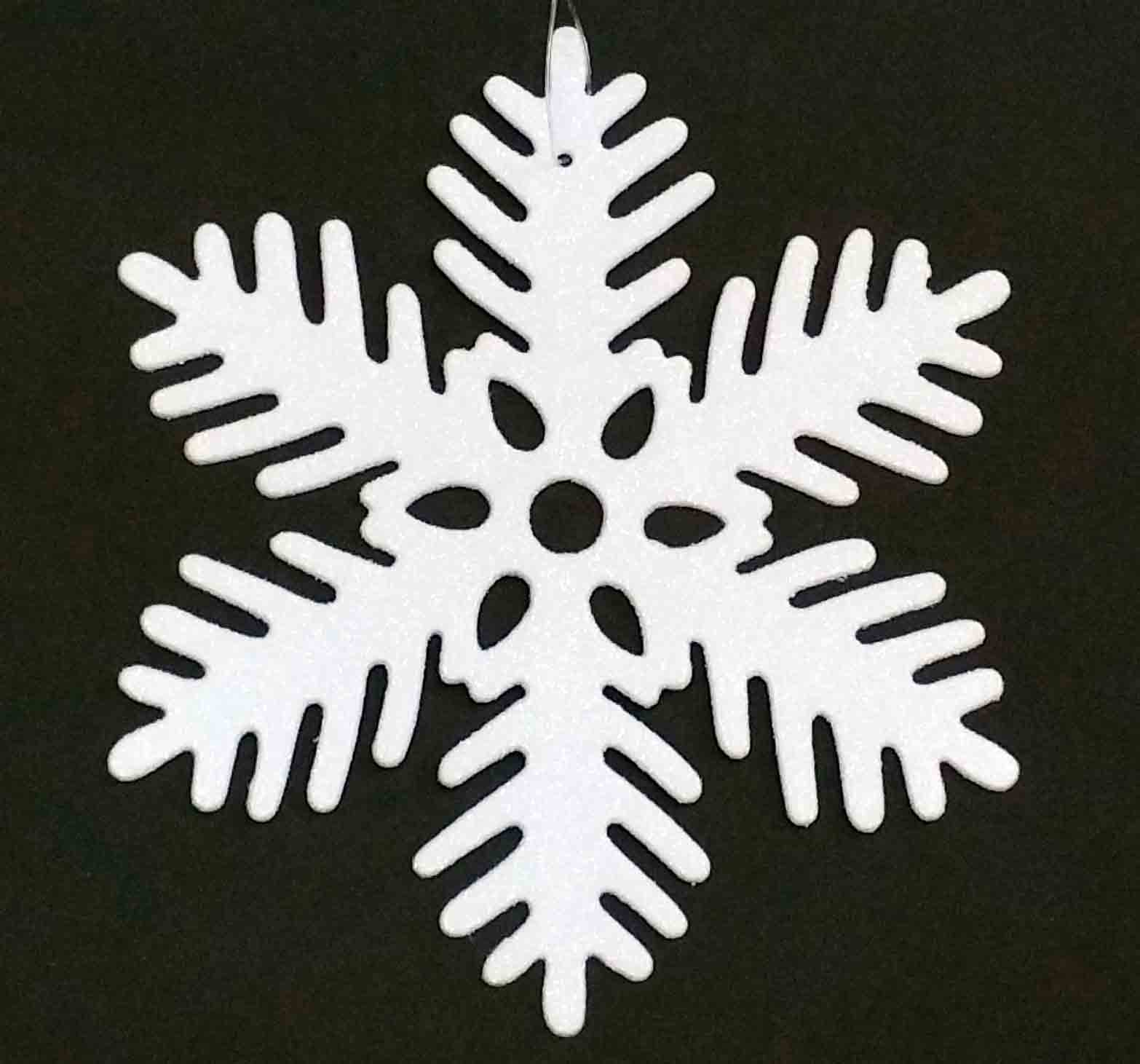 X827 - 10.5" Snowflake - 2.25 ea, 1.95/12