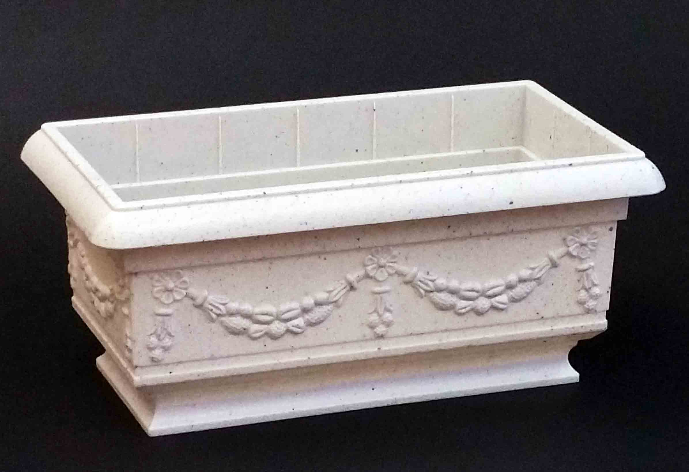 2103 - Rectangular Pedestal Container - 6.05 ea, 5.75/18