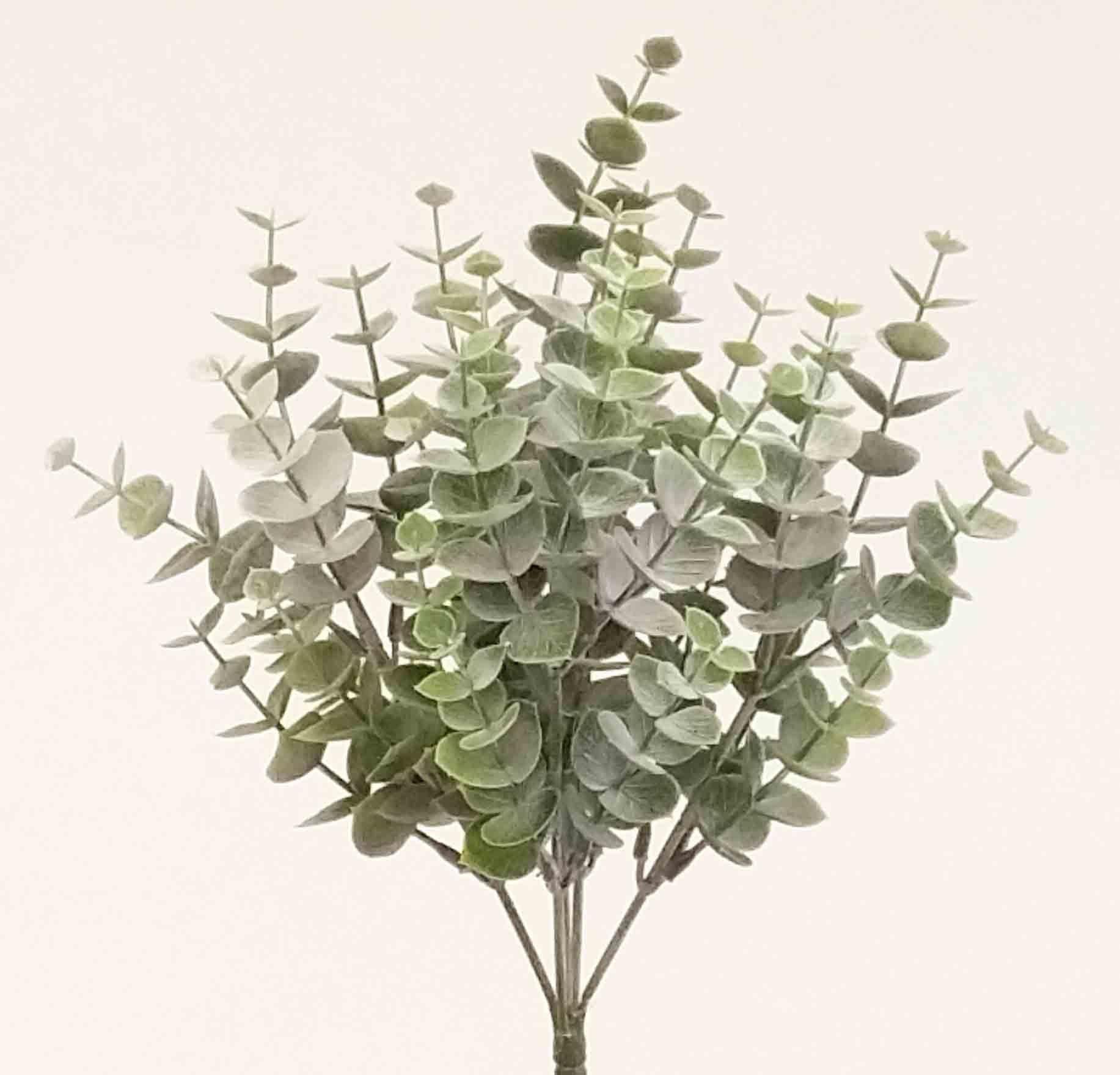 EB11 - 10" Plastic Eucalyptus Bush - 4.05 ea, 3.55/24