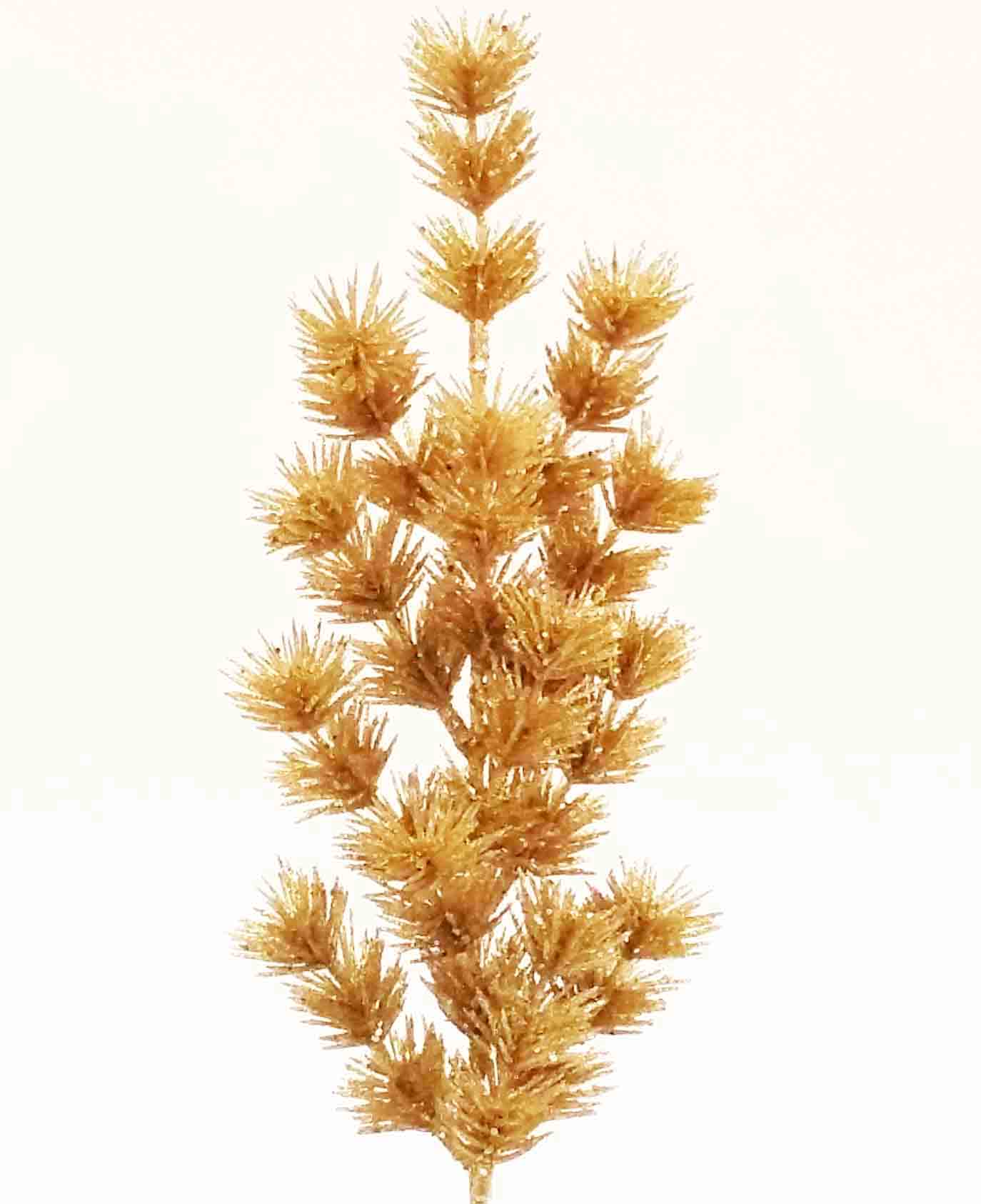 X783 - 19" Glitter Ming Pine Spray - 1.95 ea, 1.75/24