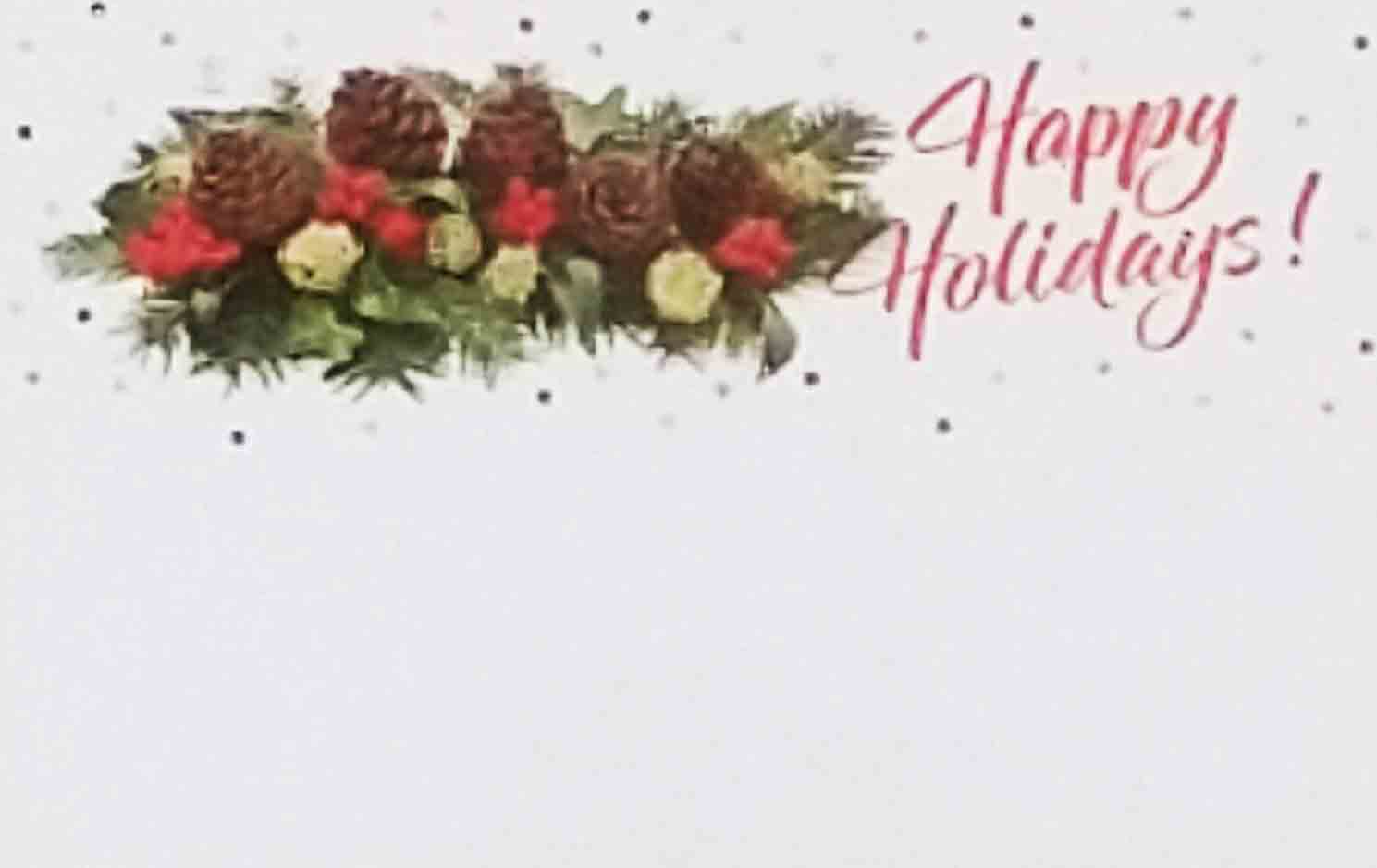 AC4874 - Happy Holidays - 2.45 pkg, 2.25/10