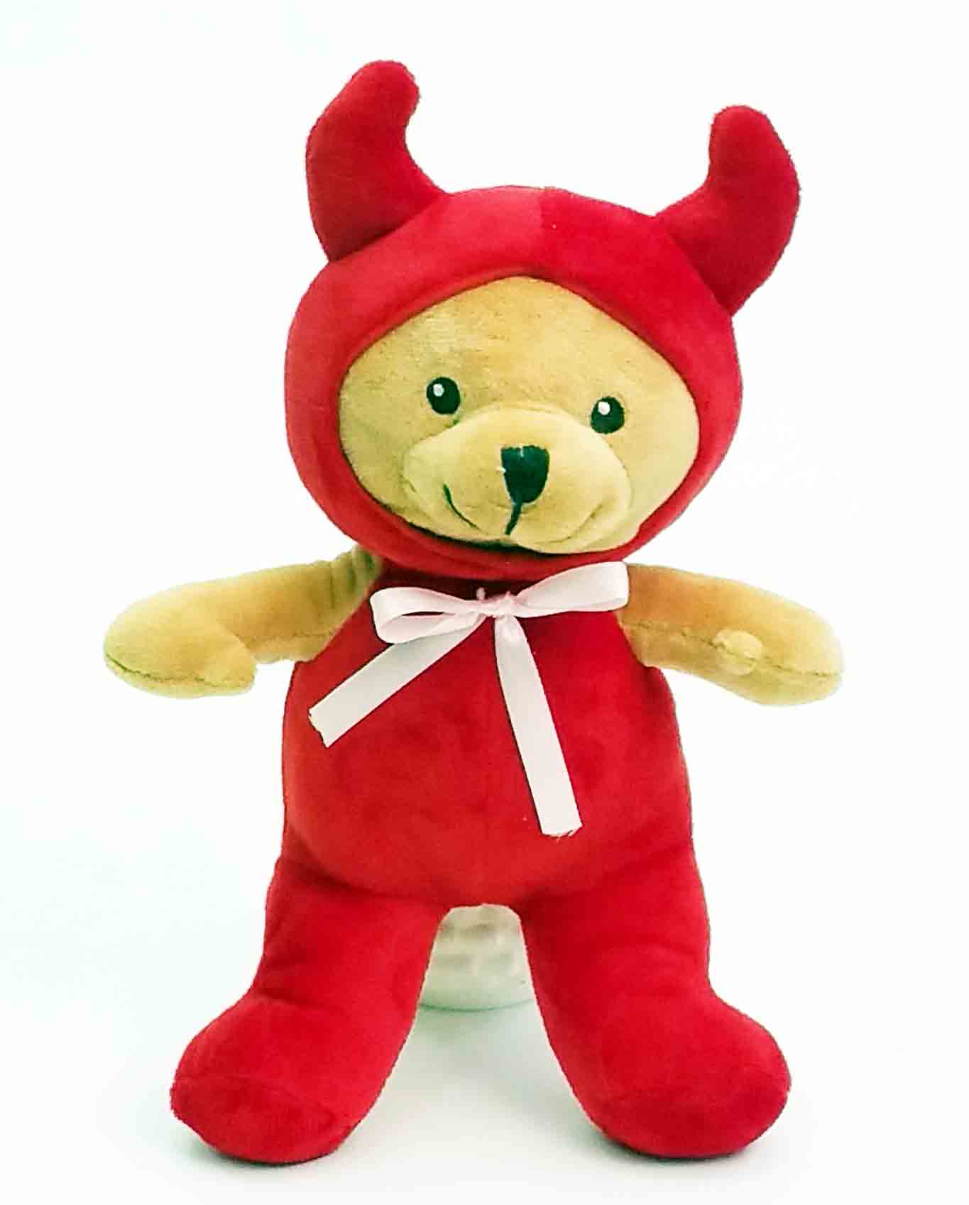 P717 - 10.5" Plush Devil Bear - 6.65 ea, 6.40/12