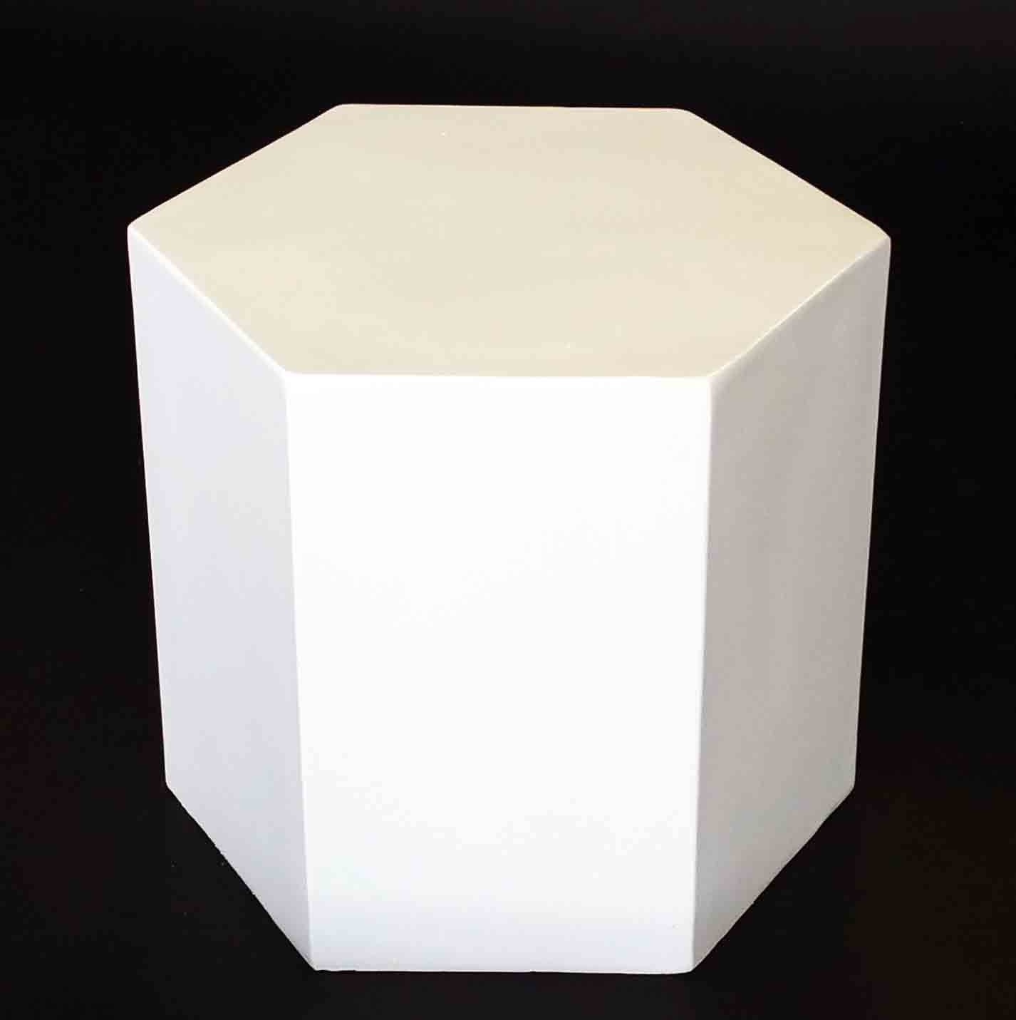 9814 - 14" White Octagonal Pedestal - 83.95 ea