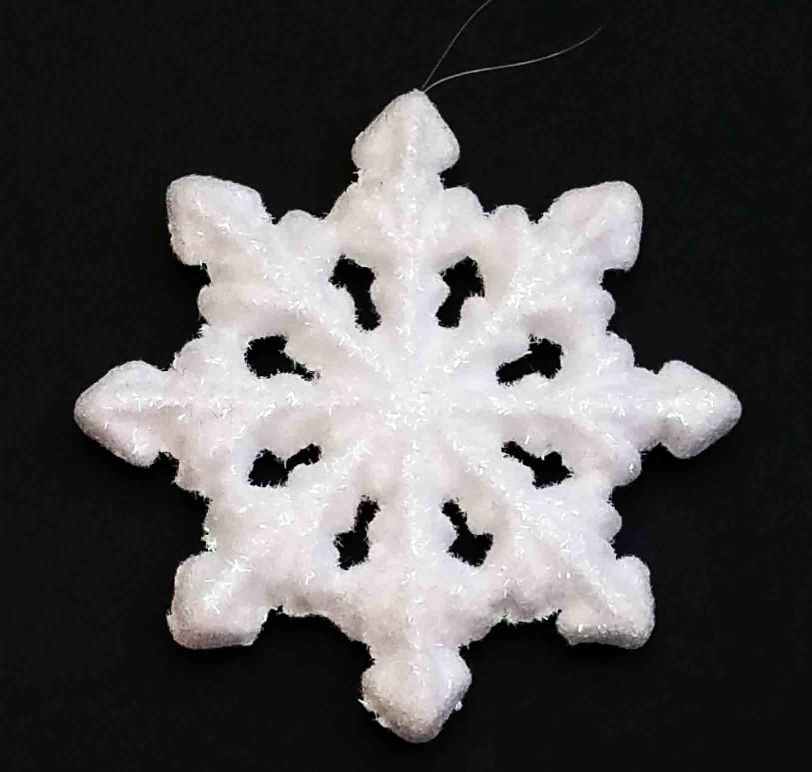 X879 - 8" Polyfoam Snowflake - 2.50 ea, 2.25/12