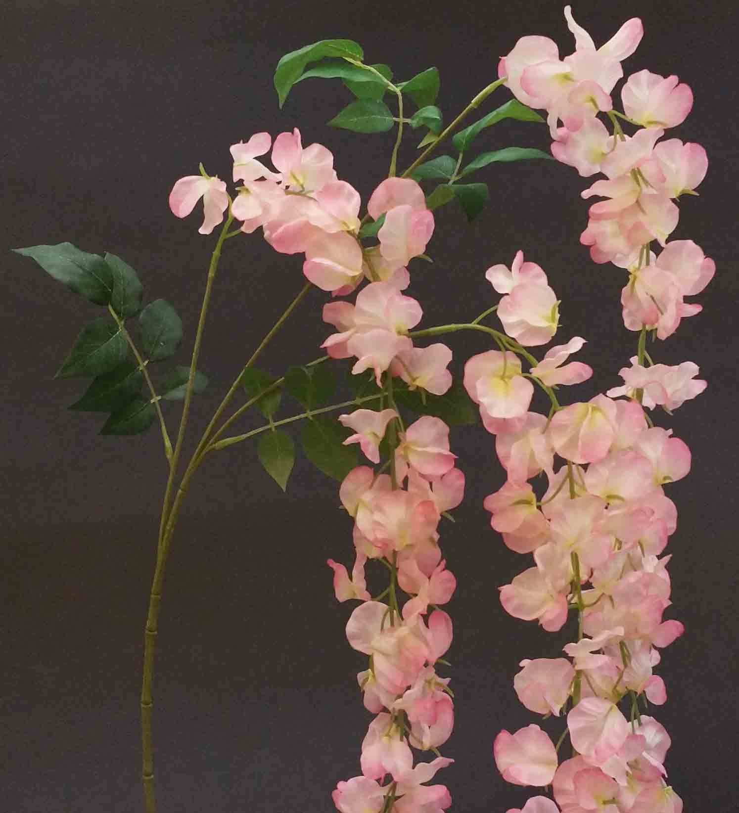 W76 - 48" Light Pink Wisteria - 7.95 ea, 7.30/12