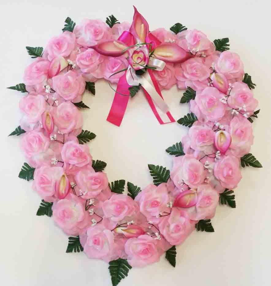1130 - 26" Light Pink Elegant Heart - 44.75 ea