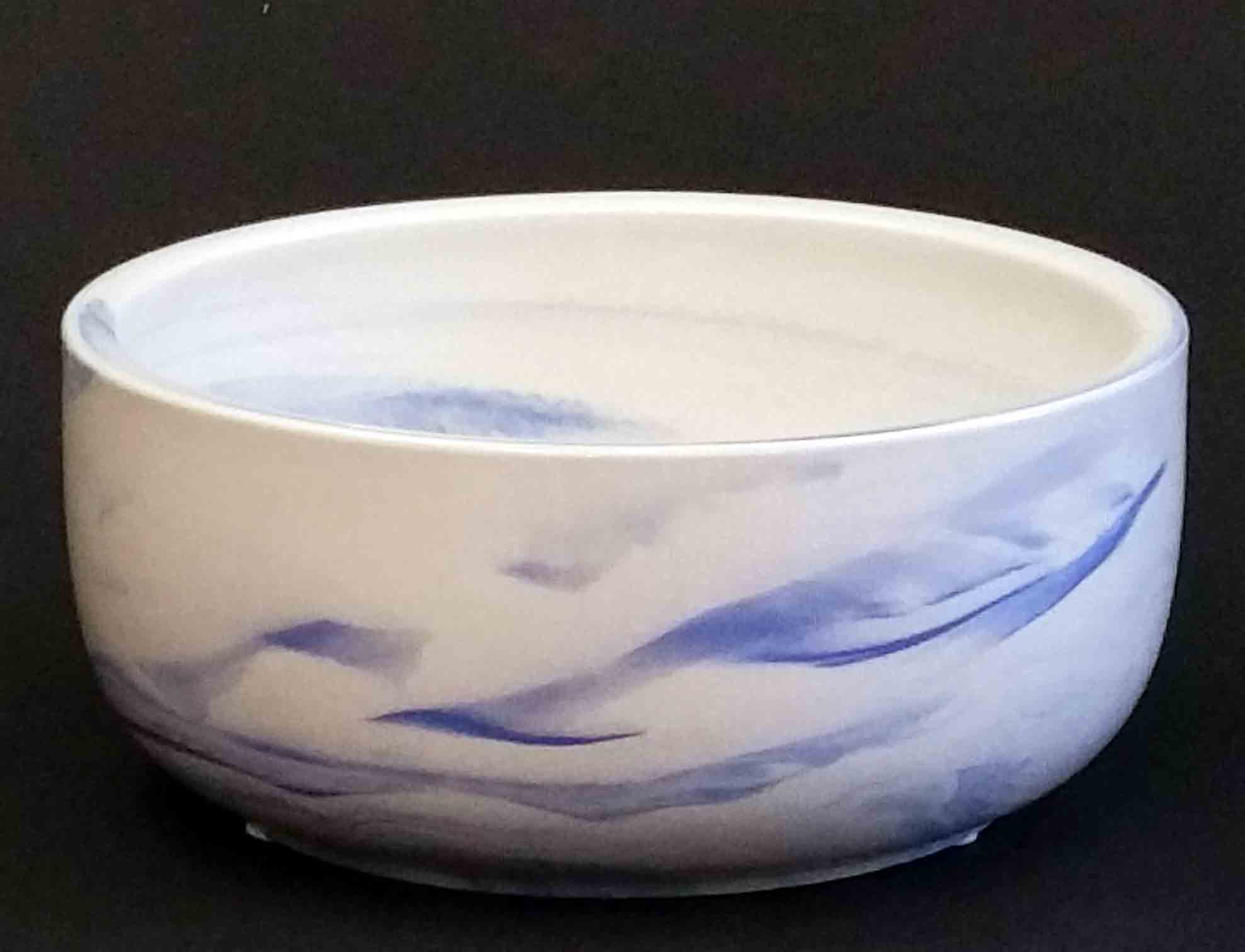 CC379 - 8" Marble Ceramic Bowl - 11.95 ea, 11.75/8