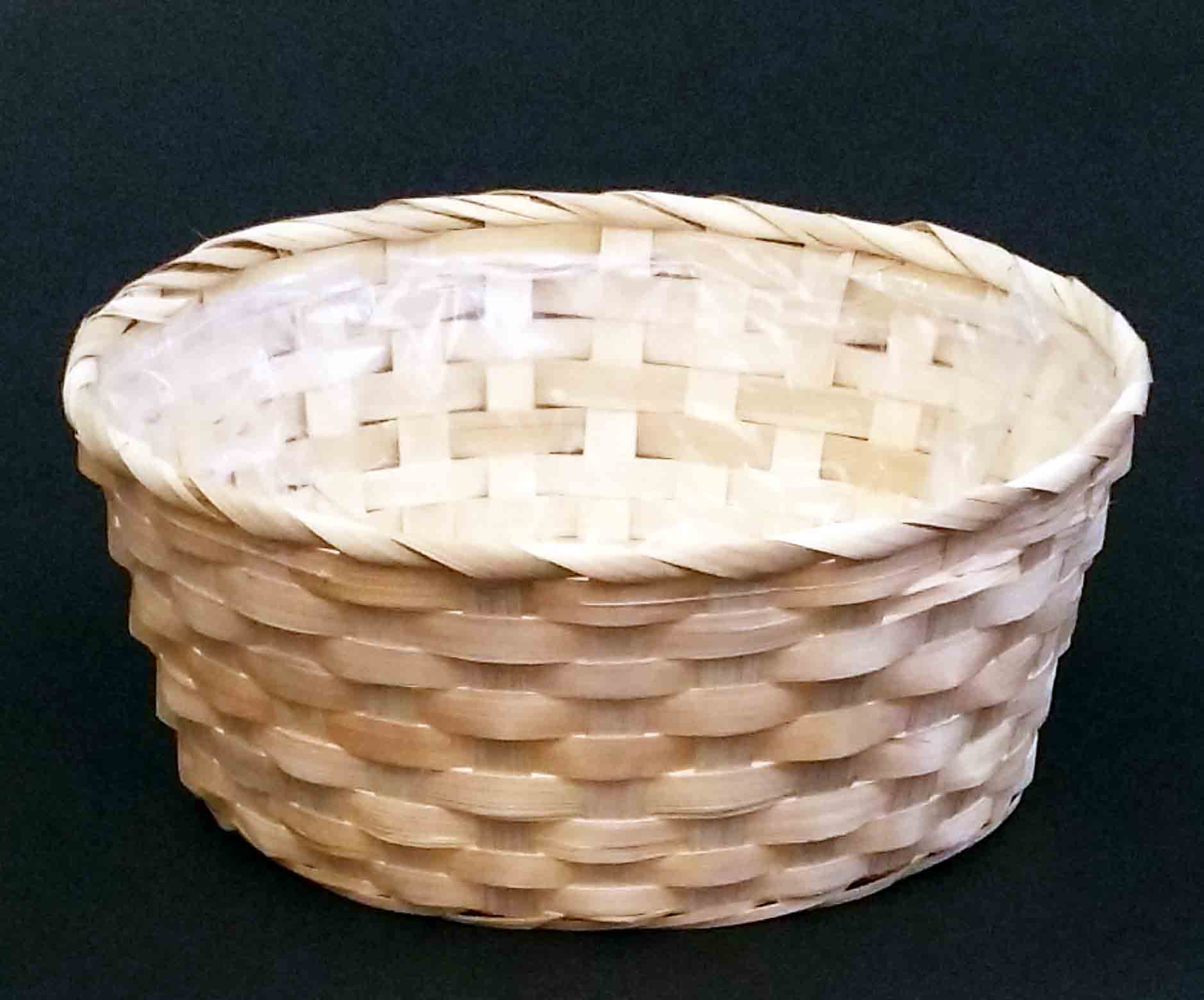 3305 - 10" Lined Round Basket - 2.95 ea, 2.65/24