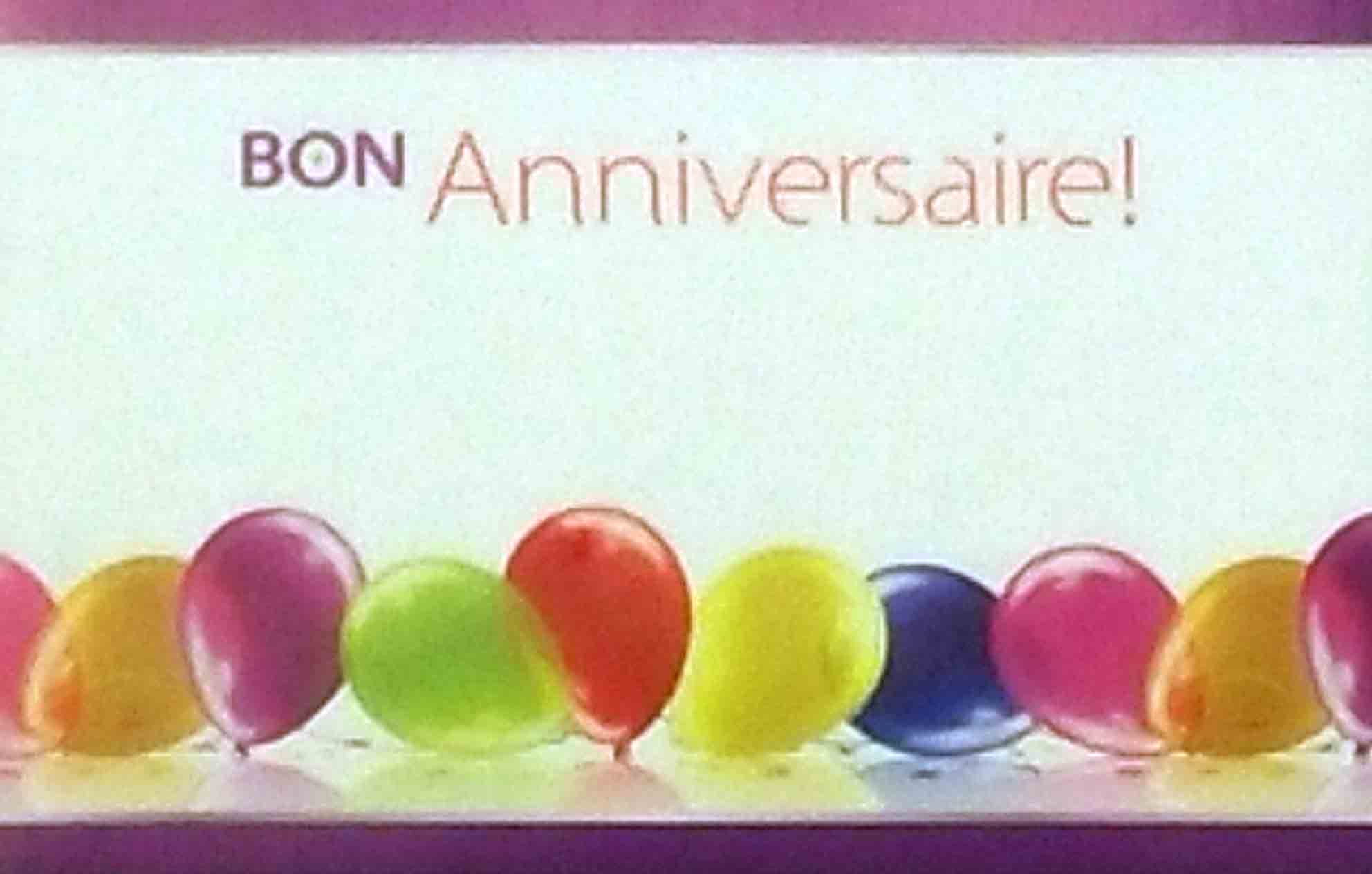 AZ5251 - Bon Anniversaire! - 2.45 pkg, 2.25/10