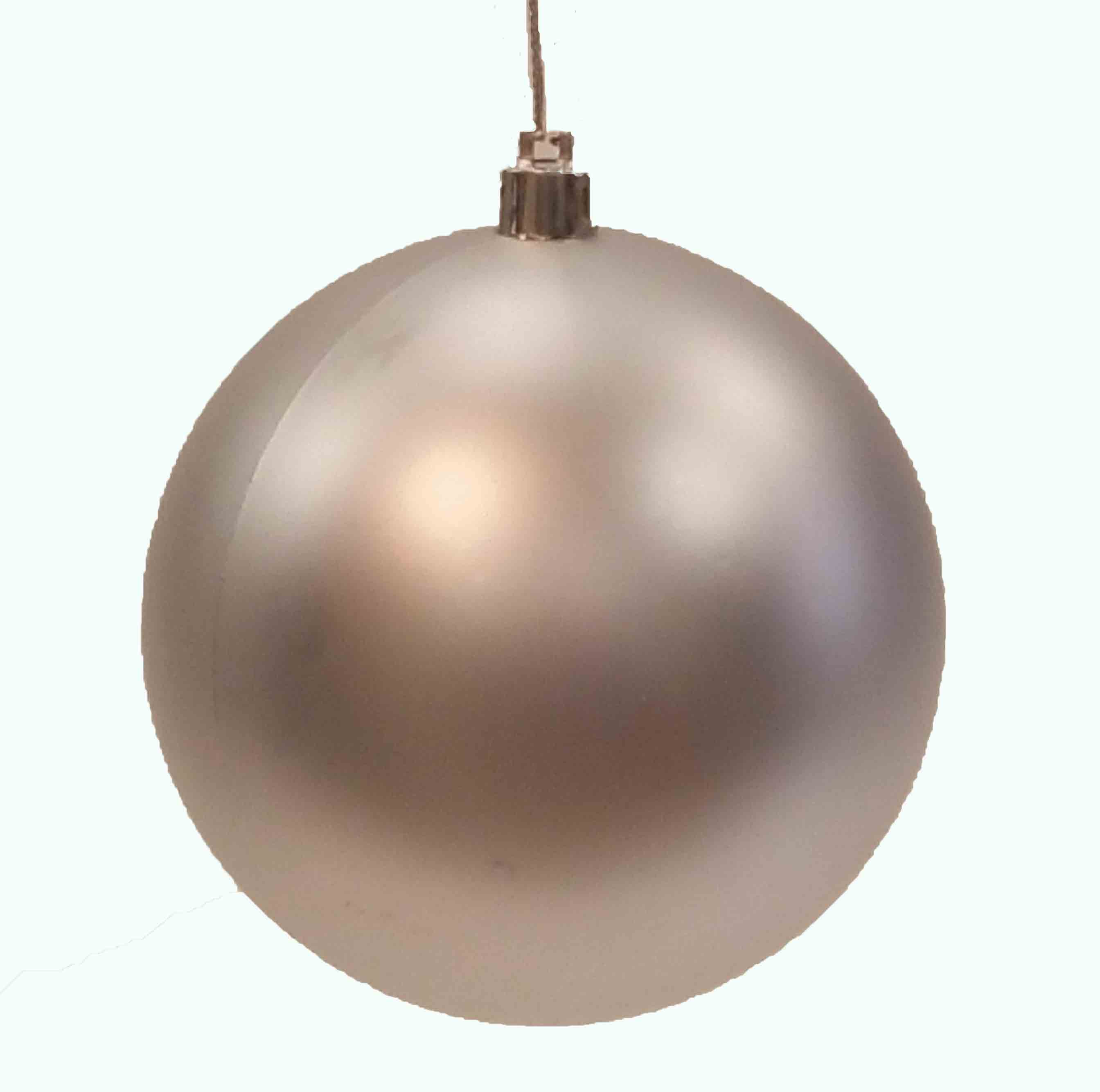 X981 - 3" Matte Silver Hanging Ball - .99 ea, .79/24