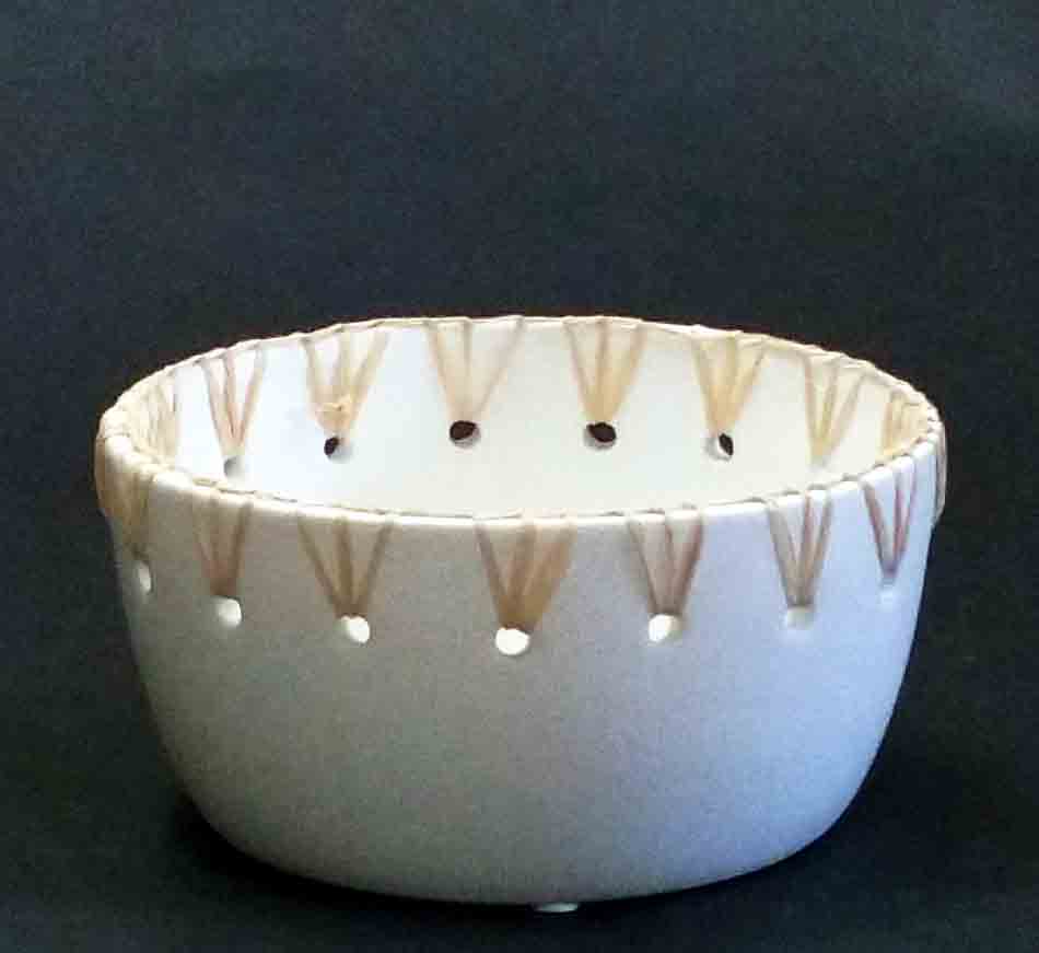 C2133 - 6" Southwest Style Ceramic Bowl - 4.95 ea, 4.50/24